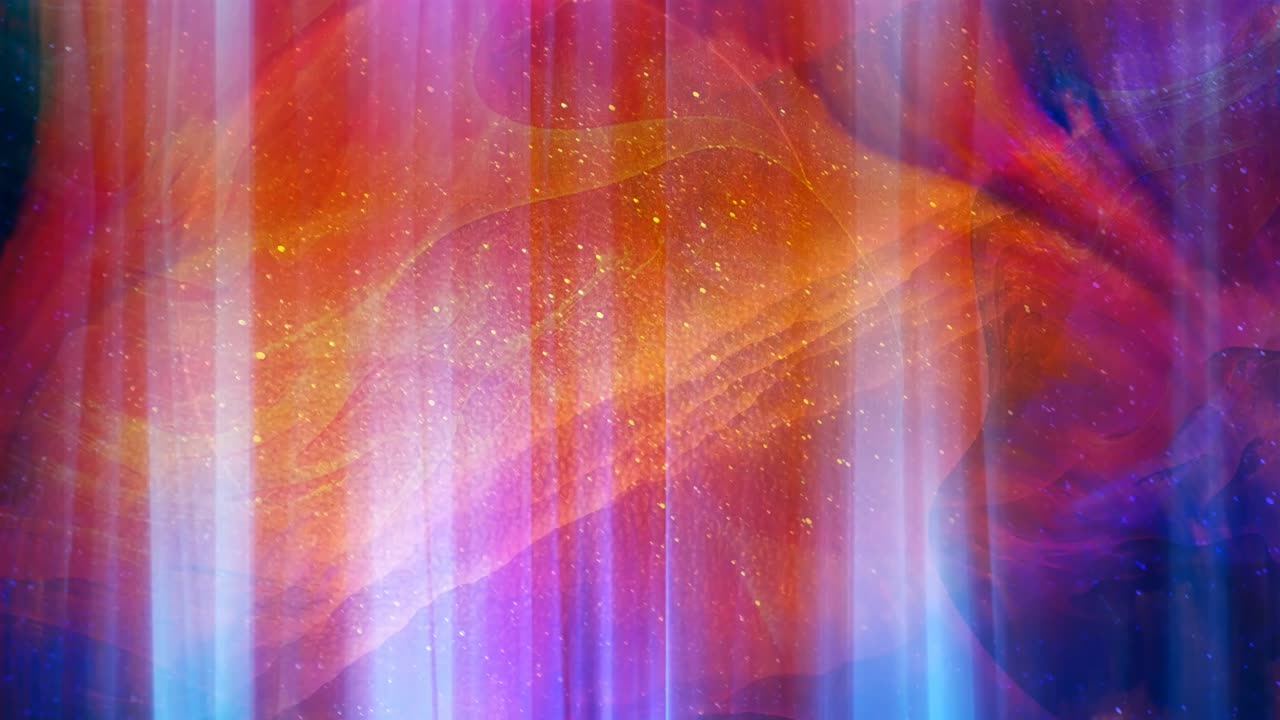 빛과 함께 추상적인 파란색과 오렌지색 장면 - 4k 원활한 루프 모션 배경 애니메이션