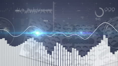 Creating data visualization with graphs and charts for trends and analytics