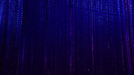 exhibición de matriz de luz en toyosu, tokio japón 4k