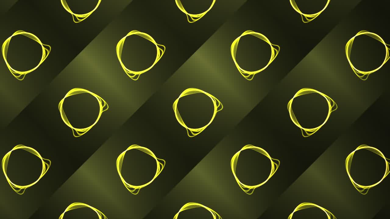 추상적인 녹색과 노란색 기하학적 패턴