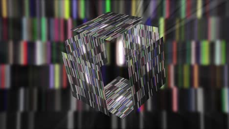 diseño abstracto de cubos 3d