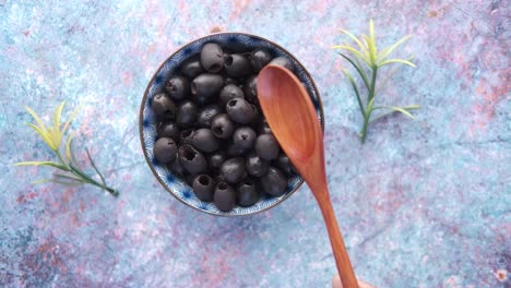 black olives in a bowl