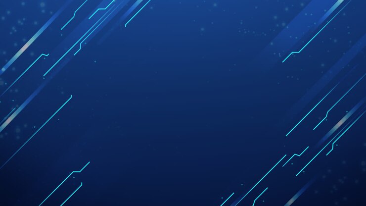 Motion Graphic of Copy space blue circuits┬adigital background