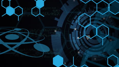 animation of scientific data processing over scope scanning