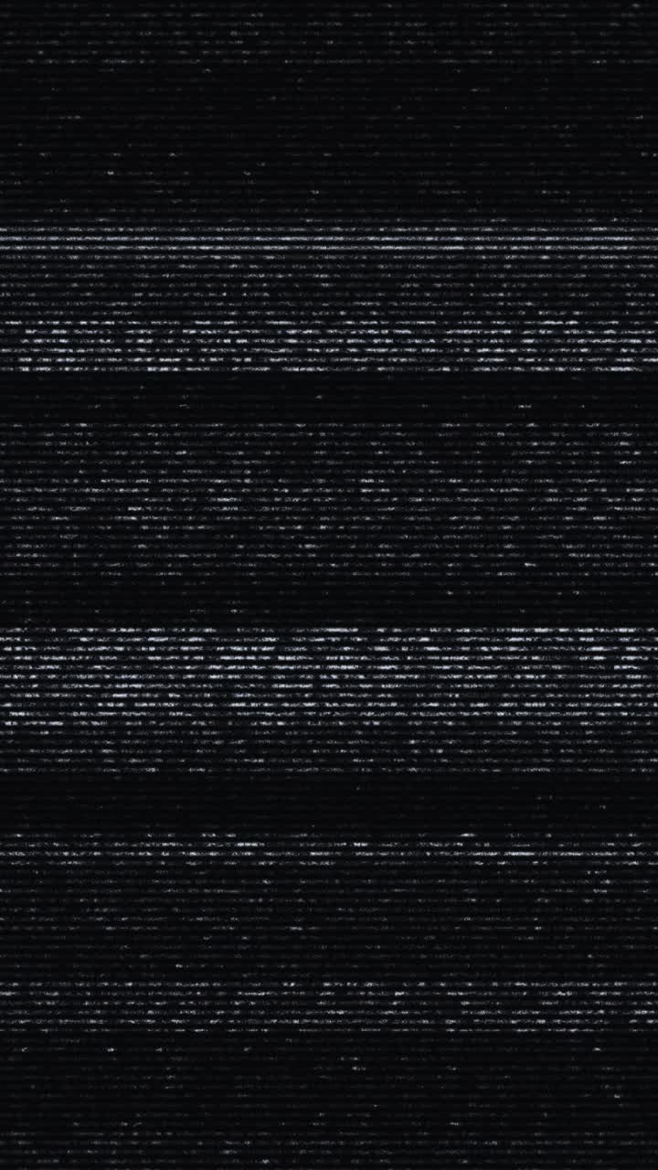 Retro Analog Television Static Noise and Glitch Effect