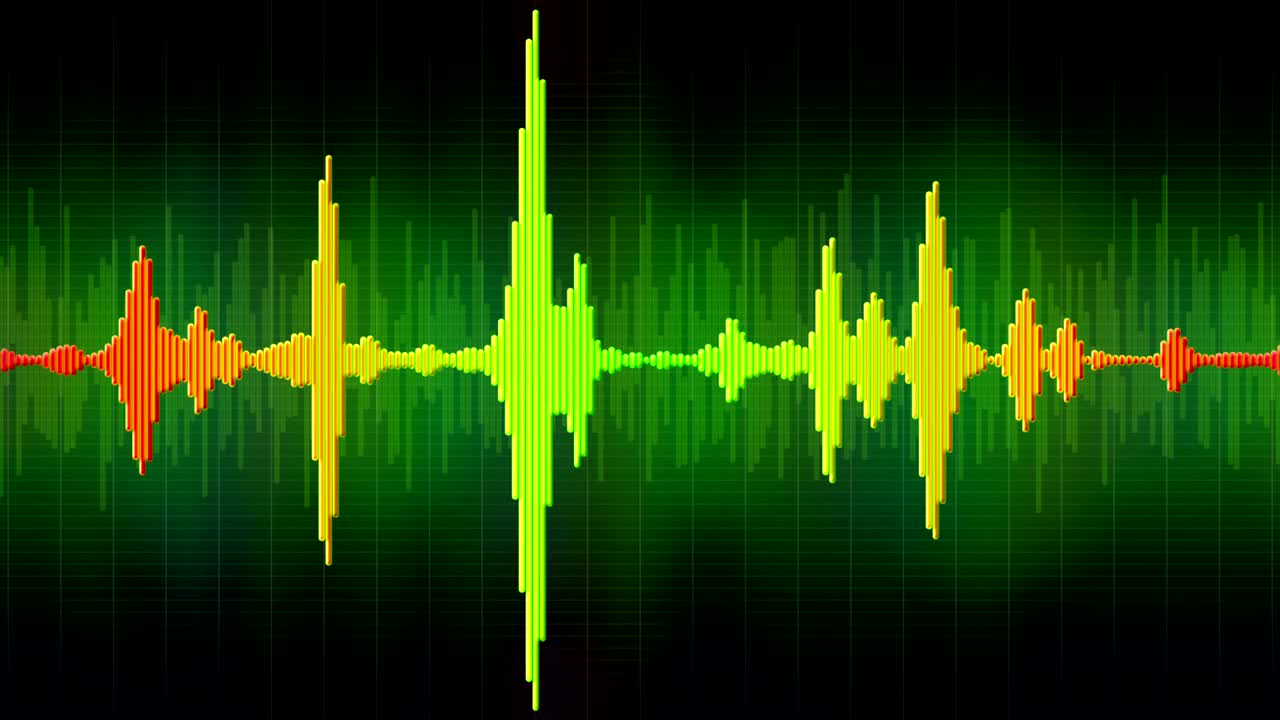 simulación del espectro de audio