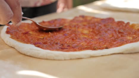 cooking processes for a delicious pizza