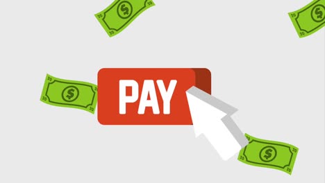 payment online digital animation