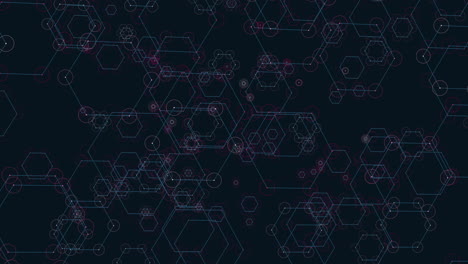 interconnected hexagon network intricate pattern of interlinked hexagons in circular arrangement