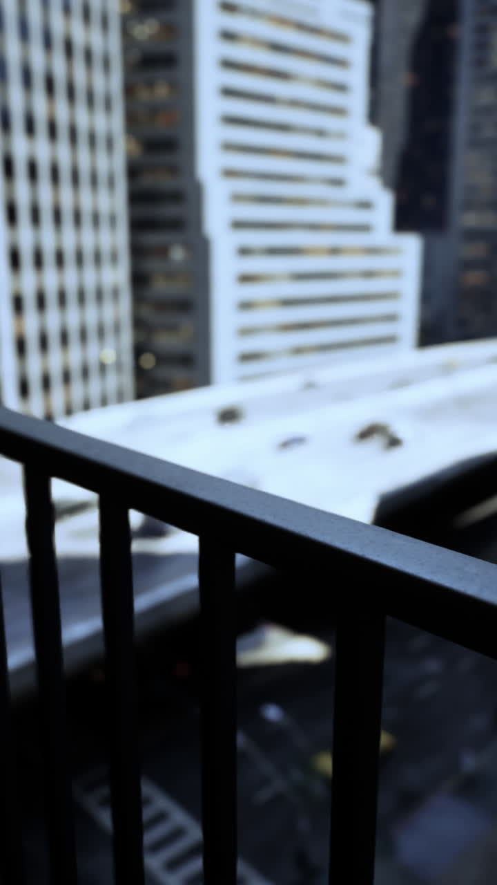 vista de una ciudad desde un edificio de gran altura