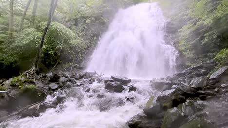 crabtree waterfalls pan in nc, north carolina