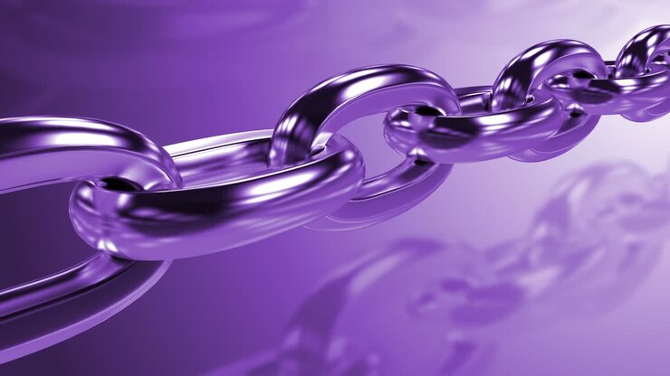 Digital 4K loop blockchain crypto currency background