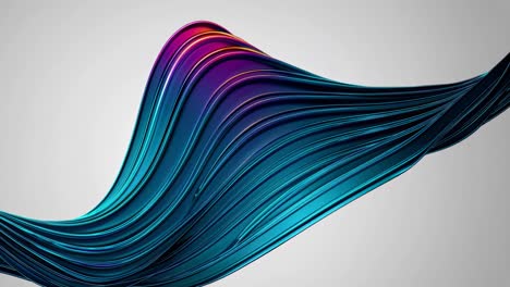 abstract 3d wave design