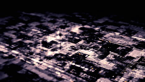 Gráfico-De-Movimiento-Avanzado-Mapa-Digital-Matriz-De-Datos-Simulación-De-Entorno-Cibernético-Análisis-De-Big-Data-Simulación-Inteligente-Artificial,-Fondo-De-Visualización-Frontal