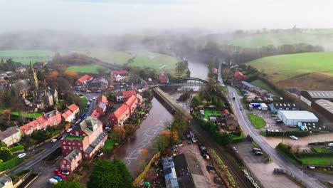 Ruswarp-is-a-pretty-village-that-lies-in-the-scenic-Esk-Valley,-just-one-mile-south-of-Whitby