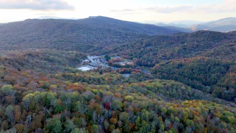 Banner-Elk-NC,-North-Carolina-Luftaufnahme