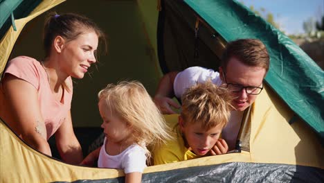 family camping adventure