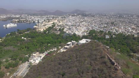 烏達普爾 (udaipur) 的空中拍攝