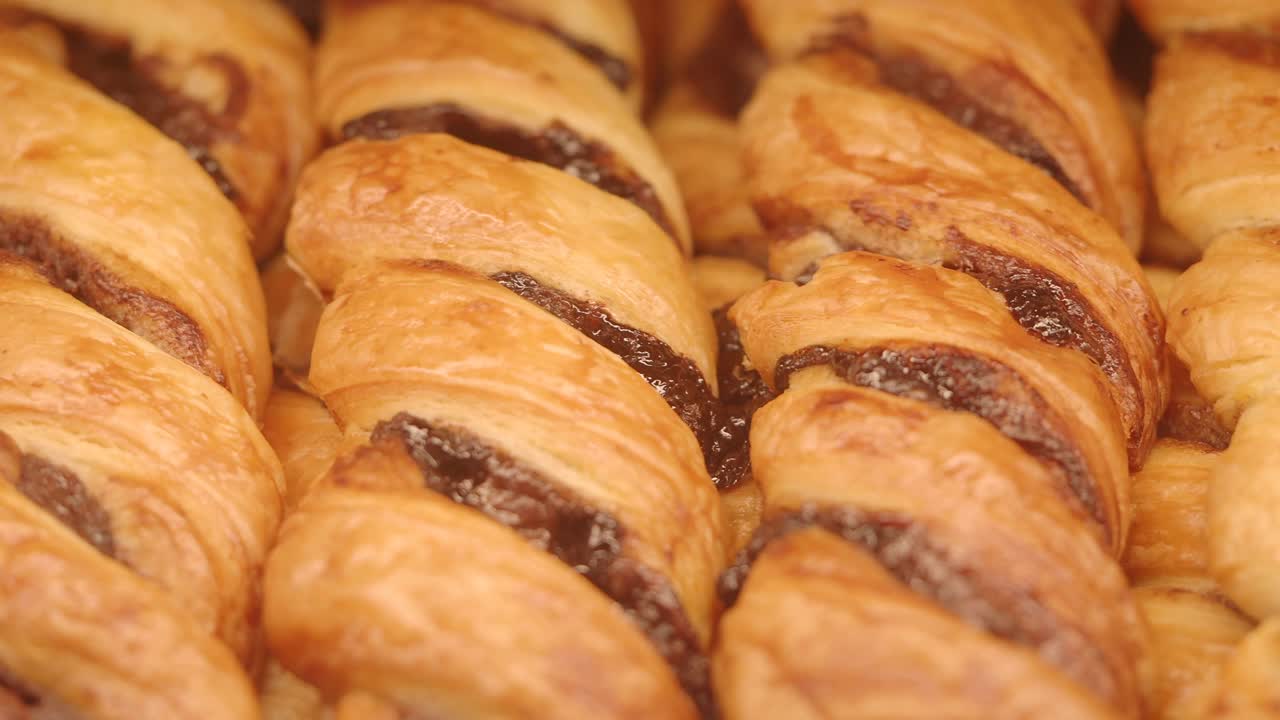 Primo piano di deliziosi dolcetti