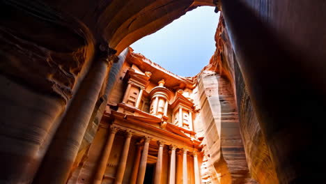 petra's treasury, jordan: an ancient wonder