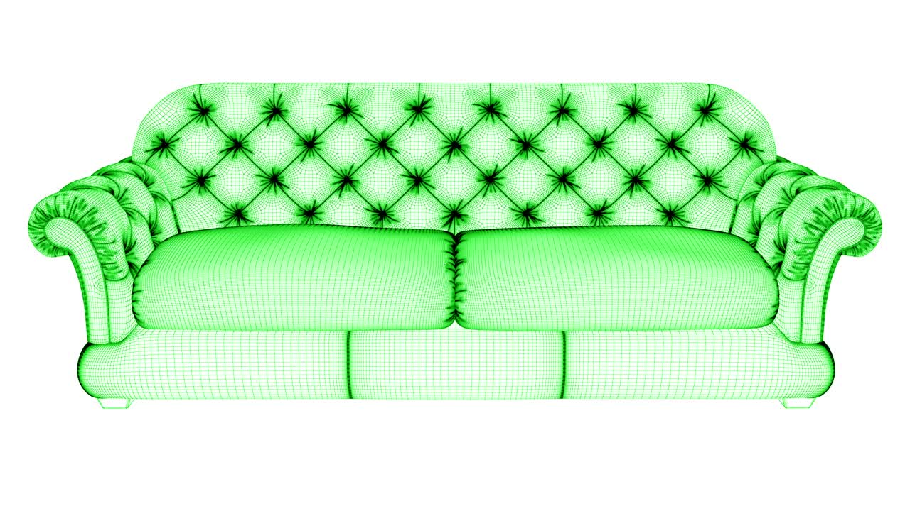 소파의 mesh looping 영상은 4k 해상도를 가지고 있습니다.