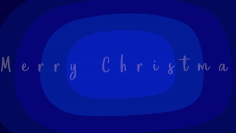 merry christmas with blue waves pattern 1