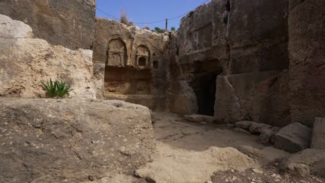 tumba de los reyes en paphos, chipre.