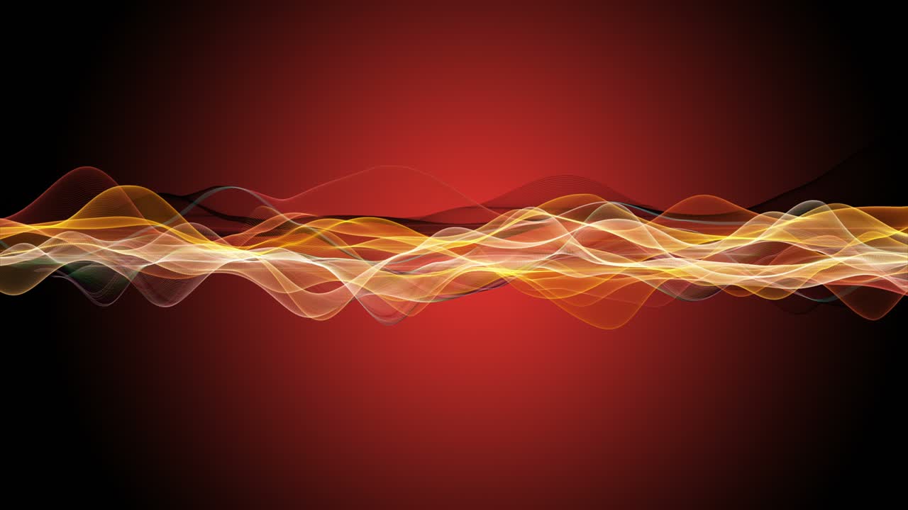 animación fantástica con objeto de onda de partículas en cámara lenta y espacio para texto, 4096x2304 bucle 4k