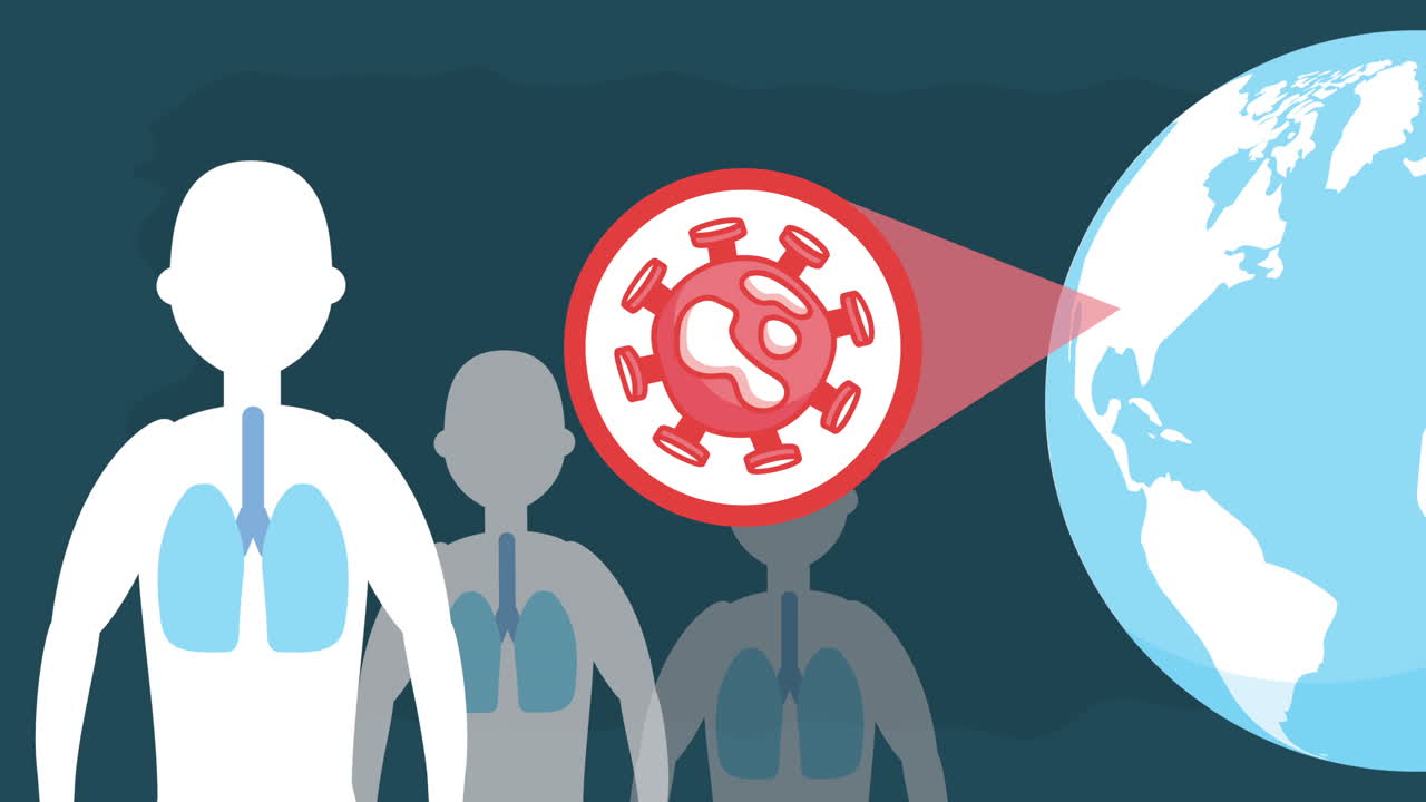 인간 건강에 영향을 미치는 글로벌 바이러스 발병