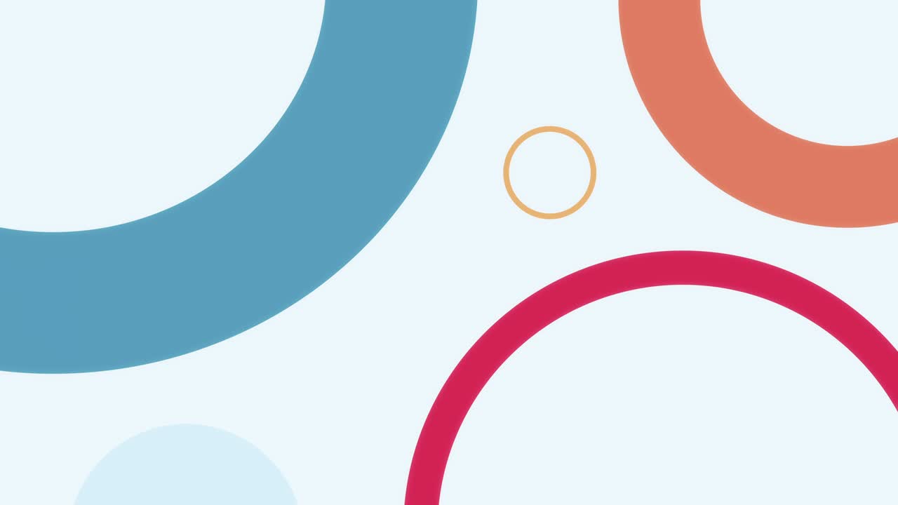 patrón abstracto de círculos con efecto de desplazamiento para títulos o introducción