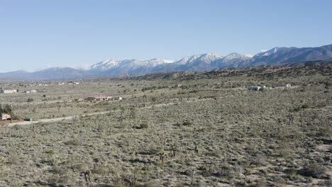 Flat,-Desert-Landscape-in-American-Southwest---Aerial-Flight