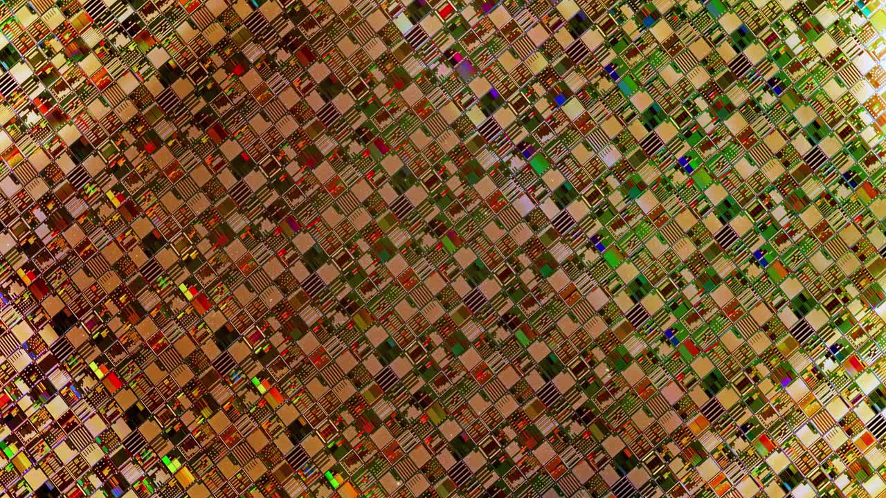 Silicon semiconductor wafer seamlessly looped.In electronics, a wafer also called a slice or substrate is a thin slice of semiconductor a crystalline silicon for the fabrication of integrated circuits