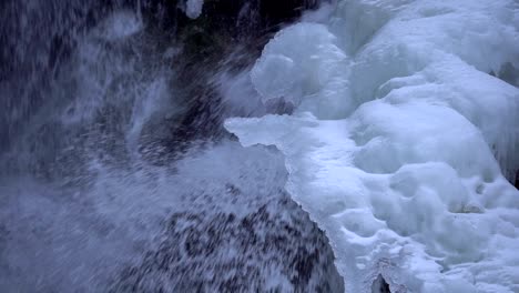 slow motion footage of waterfall