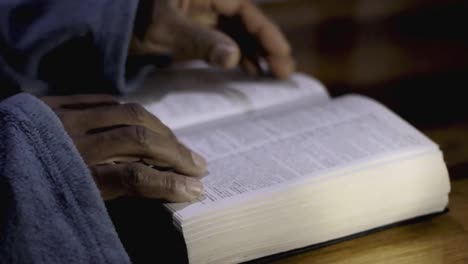 praying to god with bible faithfully worshipping with people stock footage stock video