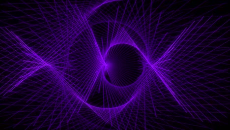 patrón de forma de punto de color púrpura animación gráficos de movimiento