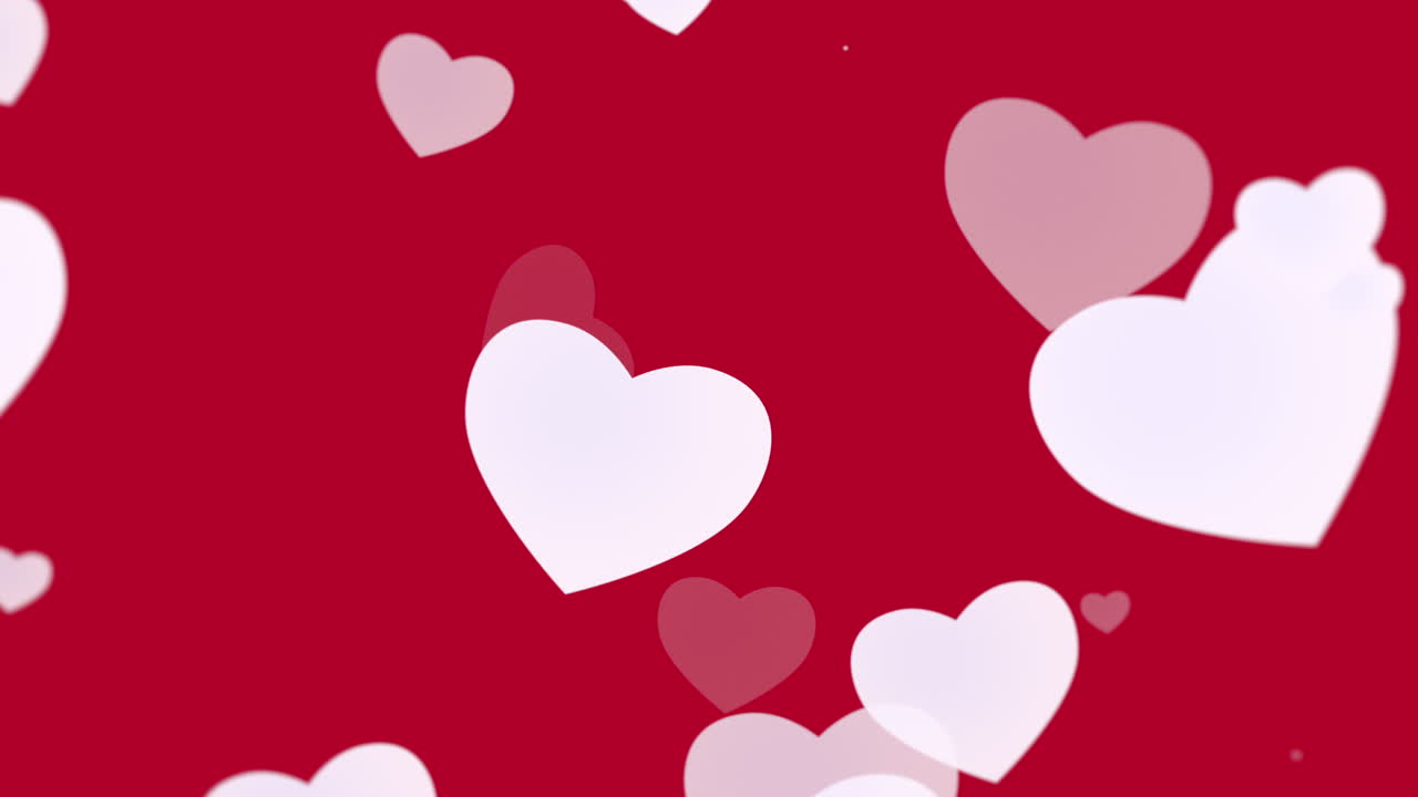 Animazione cuore romantico, sfondo brillante San Valentino 44