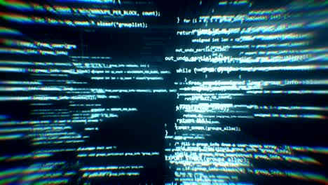 The work of program code in the technological space