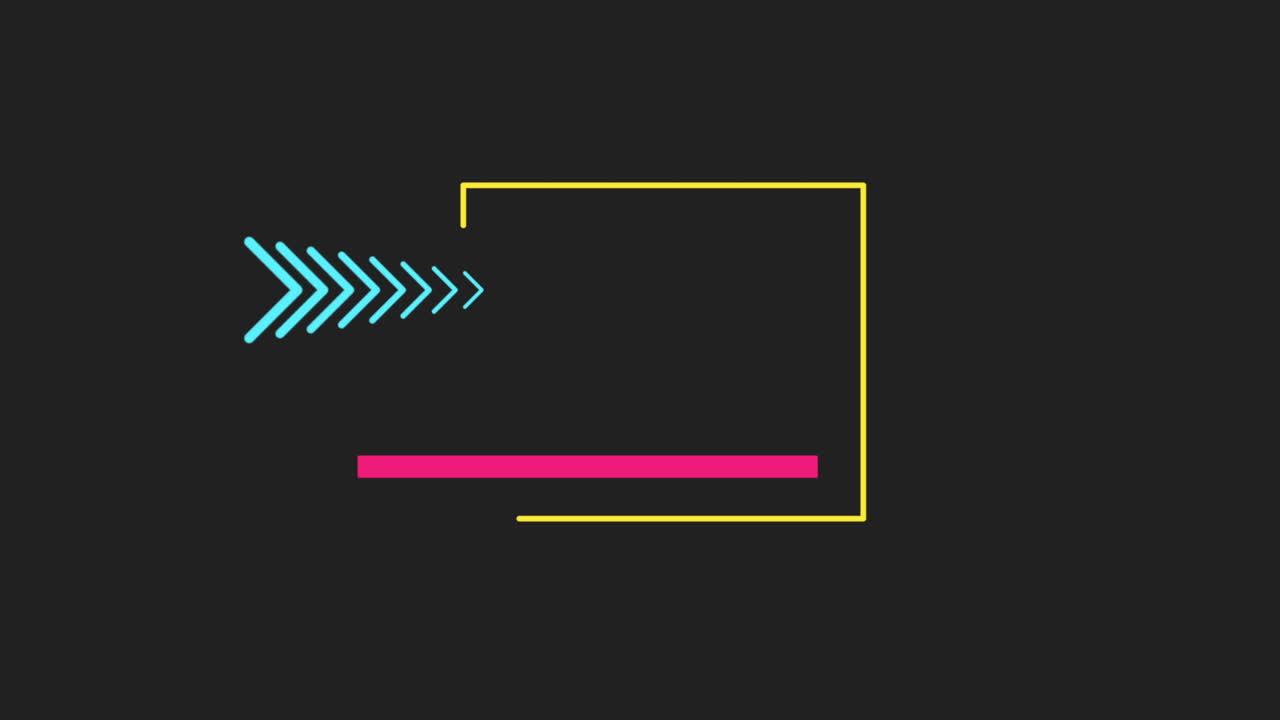 movimiento abstracto geométrico líneas coloridas y forma fondo retro