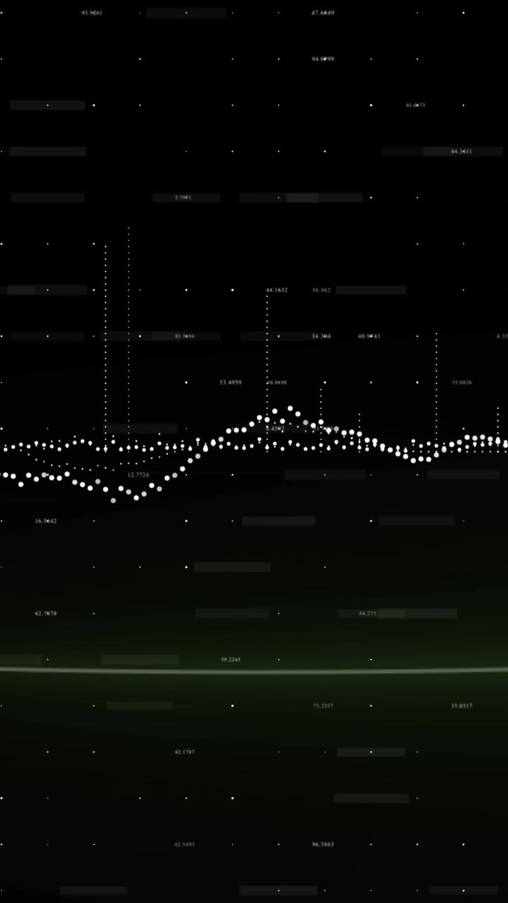 Animation of lines with data processing over grid