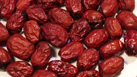 rotate mass of red jujube