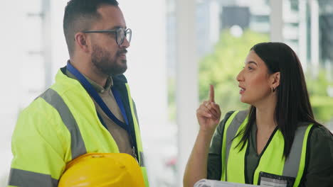 construction professionals in discussion