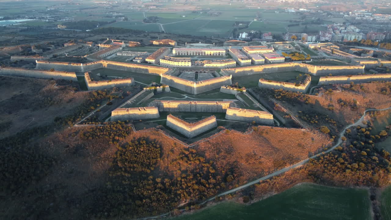 Aerial View of a Star Fort