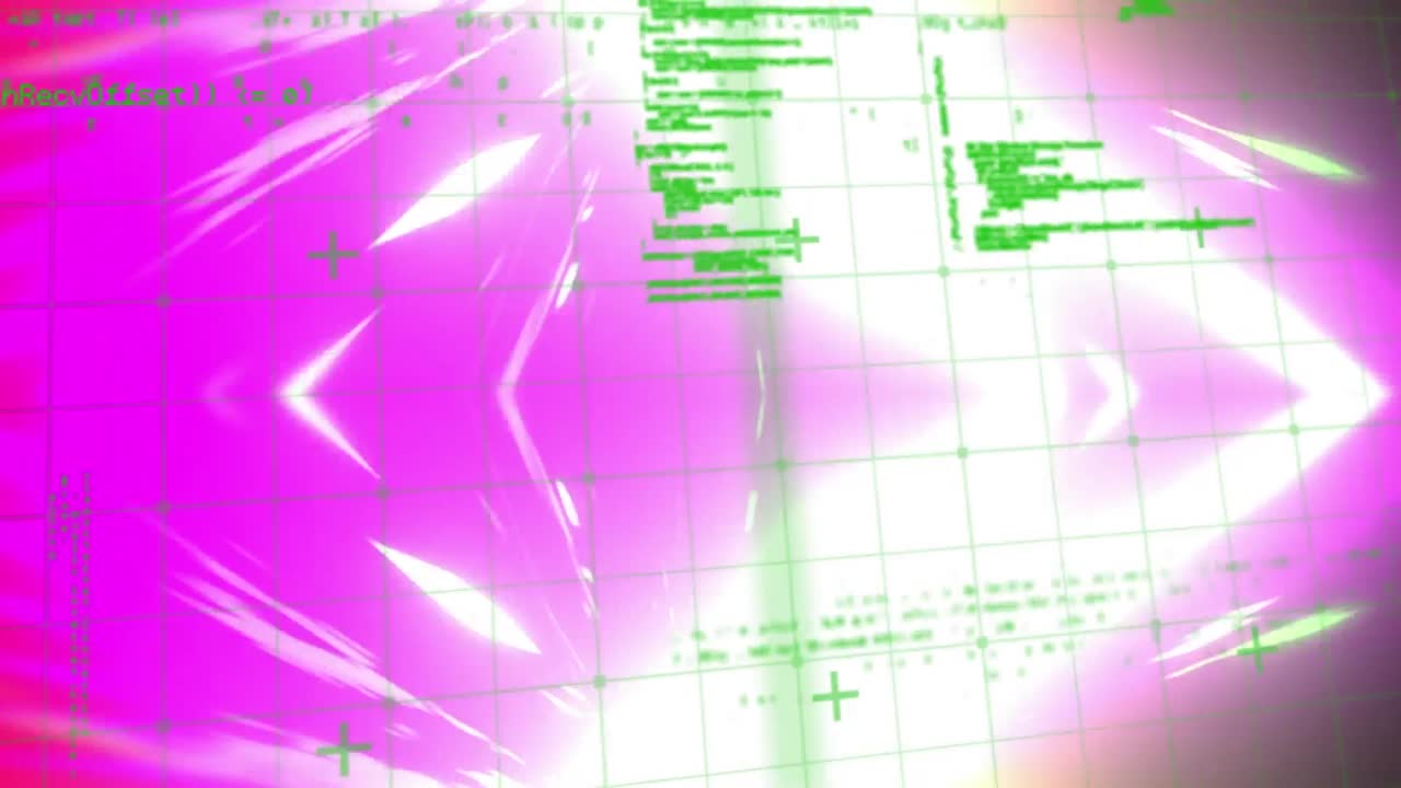 animación de senderos de luz sobre la red y procesamiento de datos.