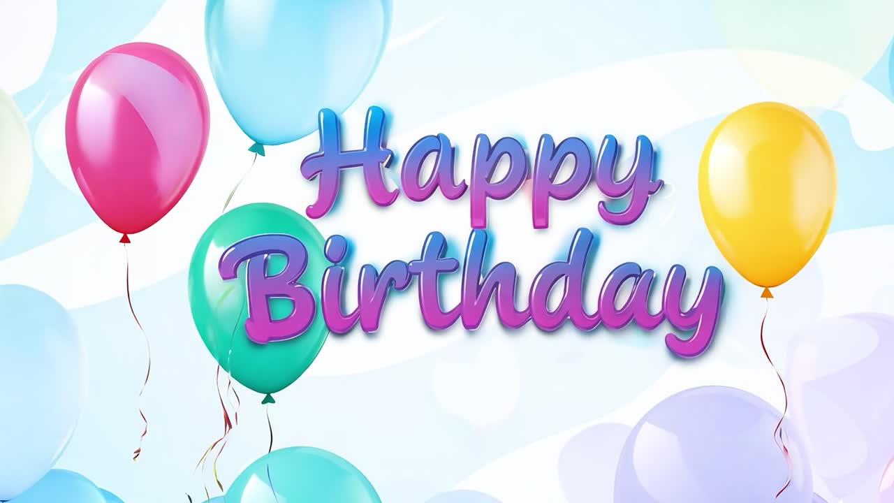 Feliz cumpleaños globos