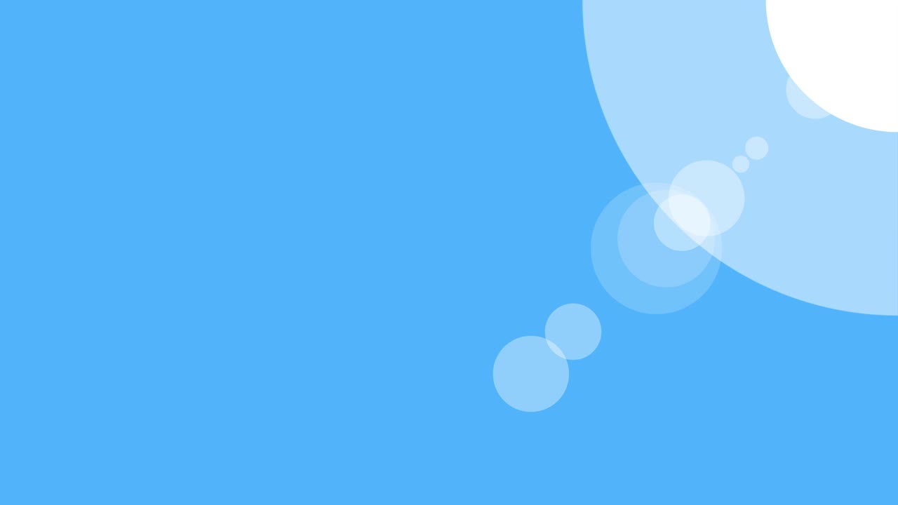 푸른 배경의 빛 아이콘 애니메이션. 아이콘 디자인. 비디오 애니메이션. 밝은 태양 고립 된 만화 애니메이션.