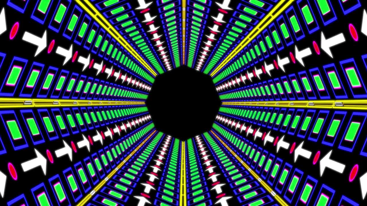 el progreso del túnel cibernético animación gráficos de movimiento