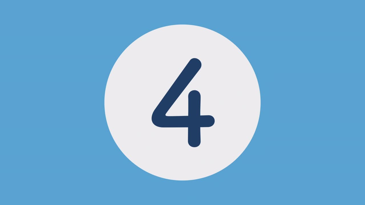 Simple Countdown Animation 10 Sec.