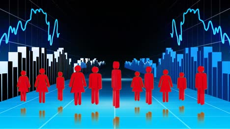 gender icons and graphs