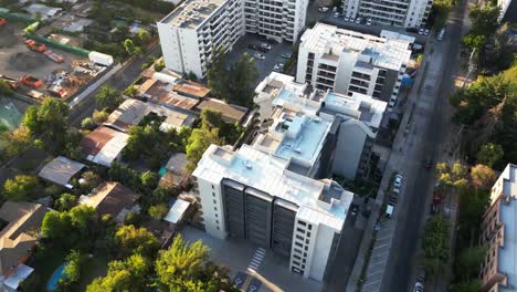 buildings with swimming pool in the commune of florida, metropolitan region, country chile