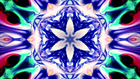 abstracto pincel tinta concepto liso patrón simétrico ornamental decorativo caleidoscopio movimiento círculo geométrico y formas de estrellas